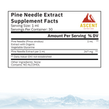 Pine Needle Extract, Pine Needle Tea Alternative, 267 mg