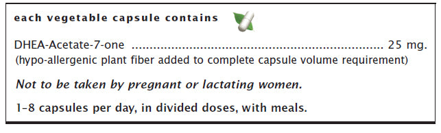 7-KETO DHEA 25 MG 120 Veggie Caps