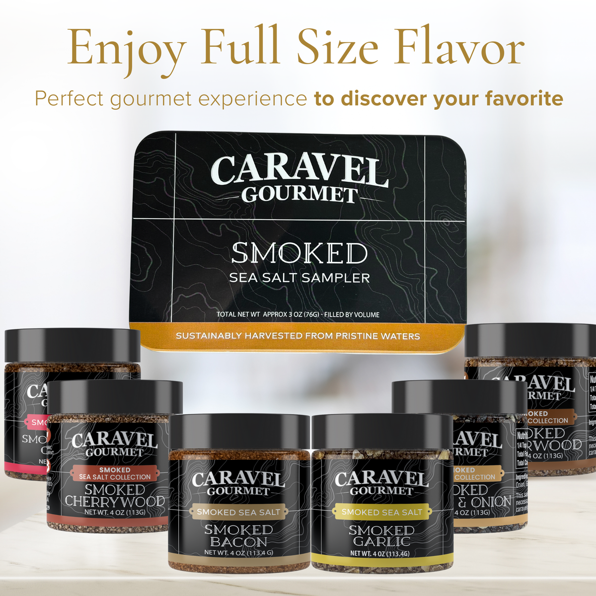 Caravel Gourmet Gourmet Smoked Sea Salt Sampler
