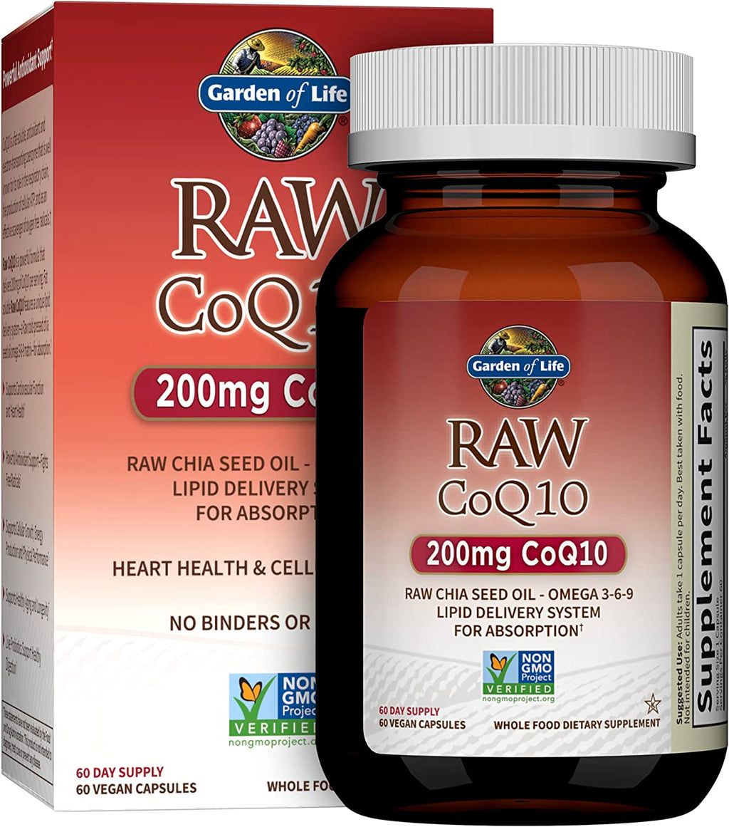 RAW CoQ10 60 Veggie Caps