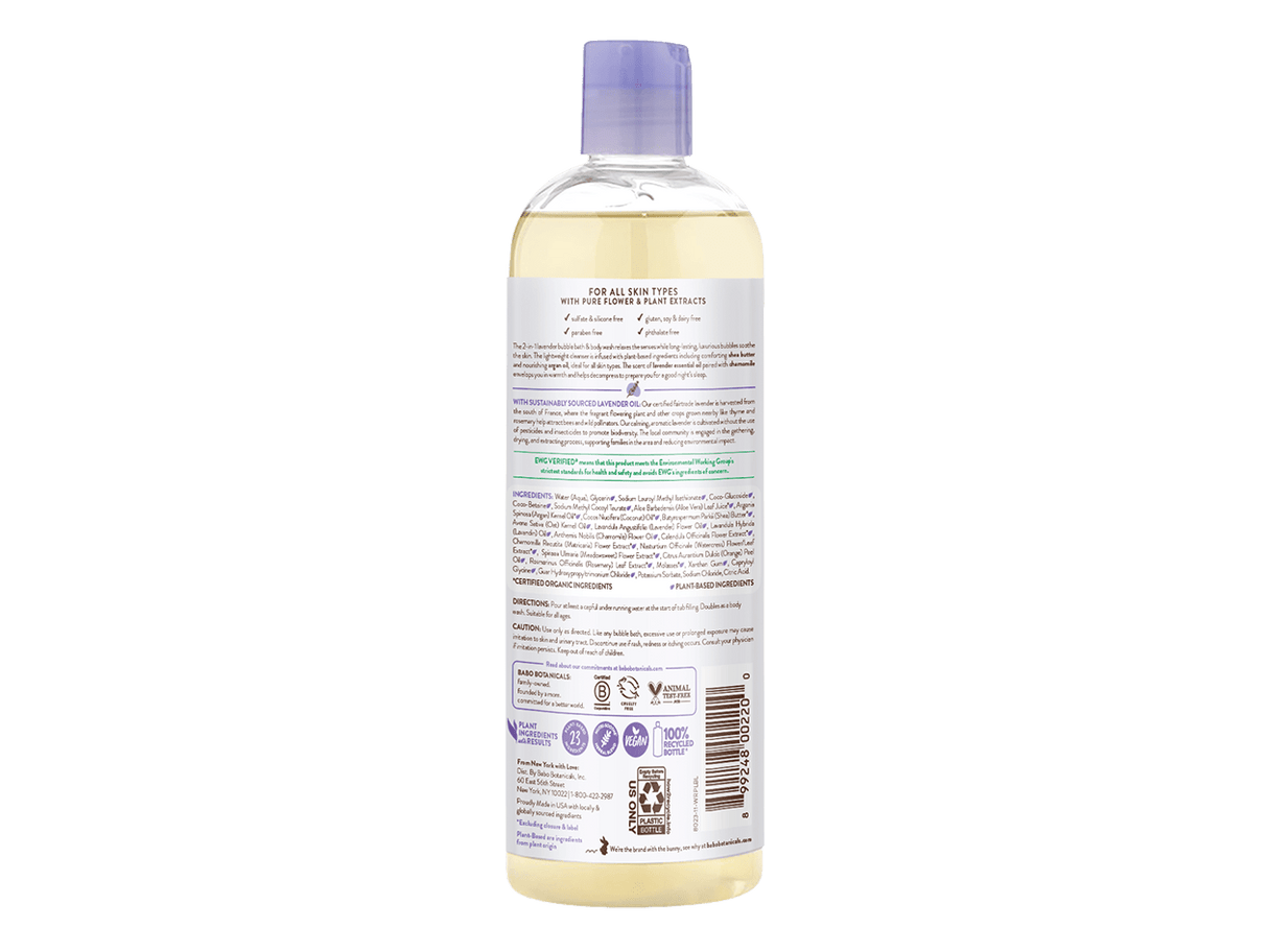 Shampoo Bubblebath and Wash - Calming 15 fl ozLavender