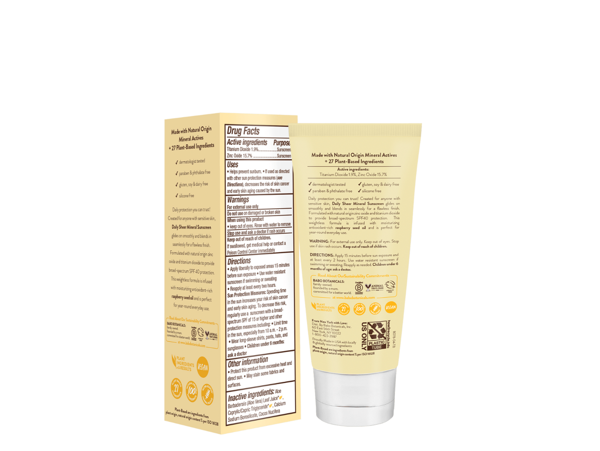 Sunscreen - Daily Sheer - SPF 40 1.7 Fl. Oz.