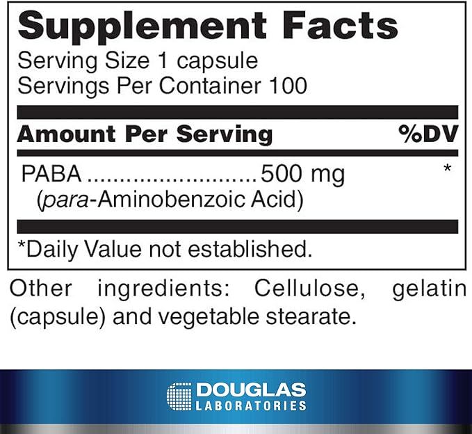 PABA 100 Capsules