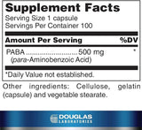 PABA 100 Capsules