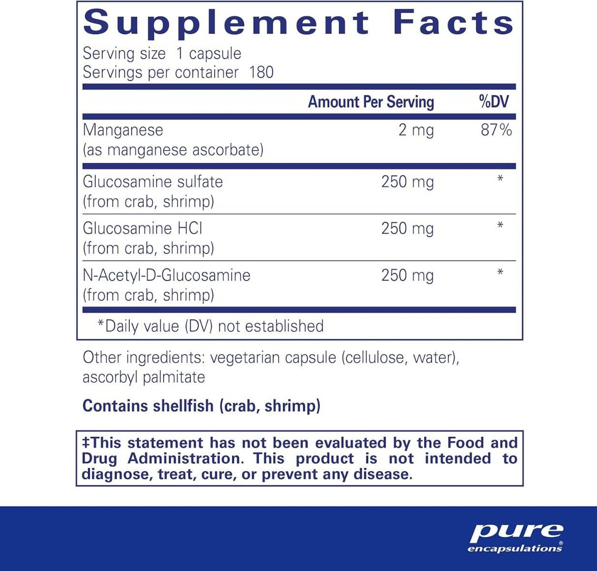 Glucosamine Complex 180 Veggie Caps