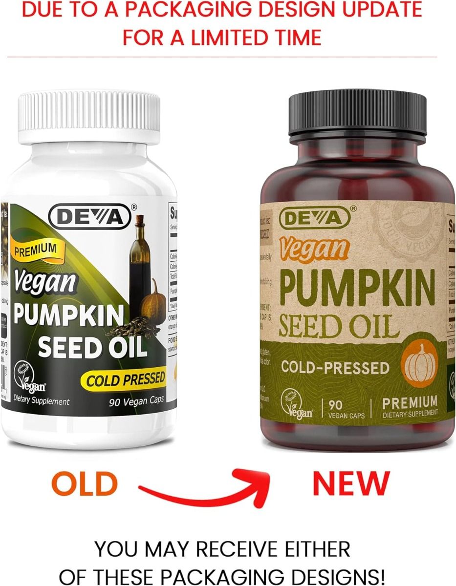 Devan Vegan Vitamins Pumpkin Seed Oil 90Vegan Capsules