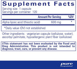 Alpha Lipoic Acid 600 MG 120Veggie Caps