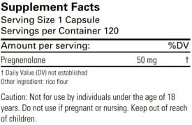 Pregnenolone 50 MG 120 Capsules