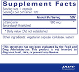 L-Carnosine 500 MG 120 Capsules