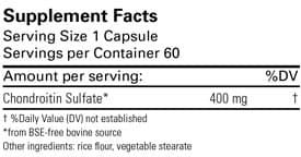 Chondroitin Sulfate 60 Capsules