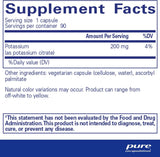 Potassium Citrate 90 Capsules