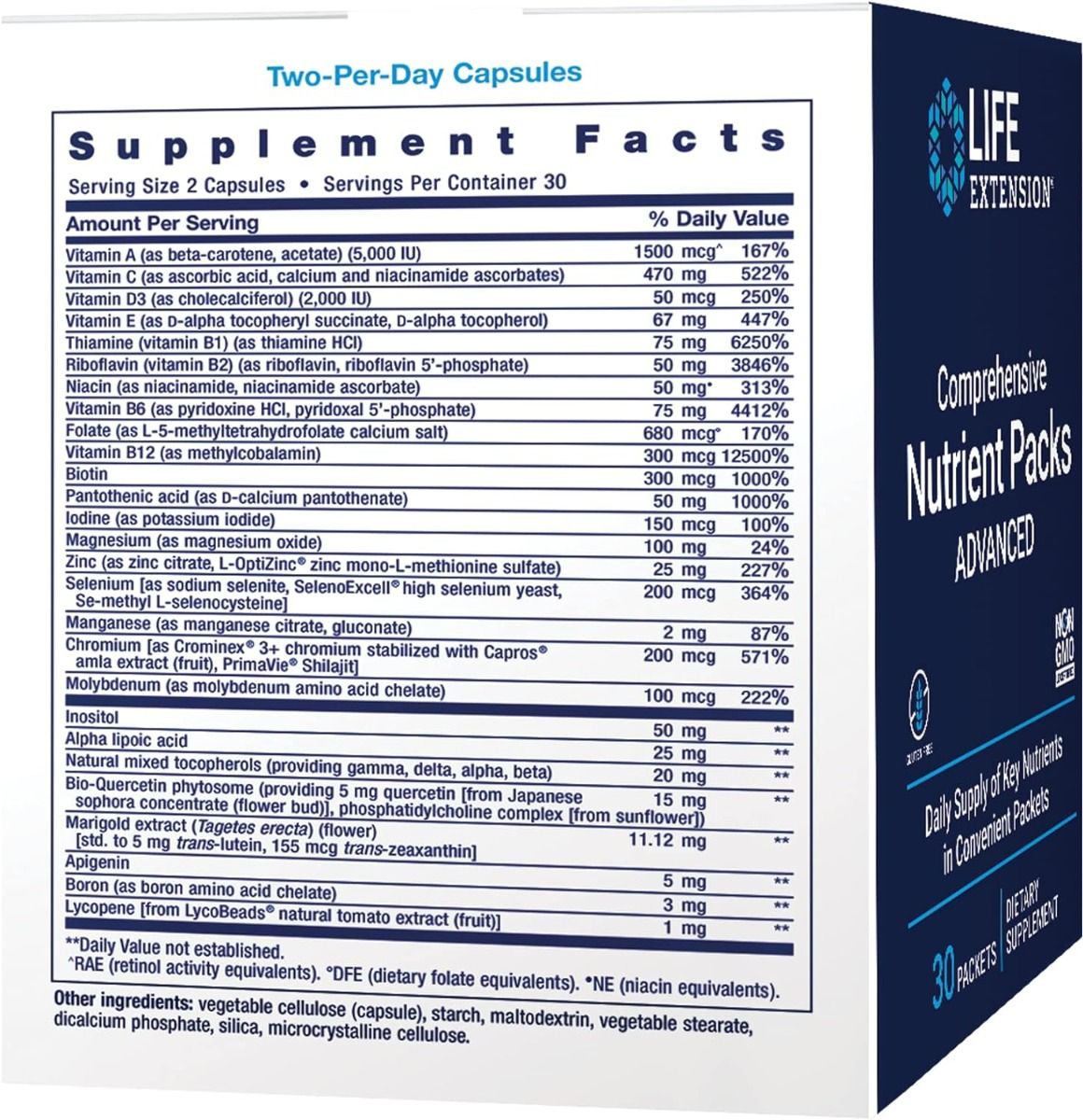 Comprehensive Nutrient Packs Advanced 30 Packet(S)