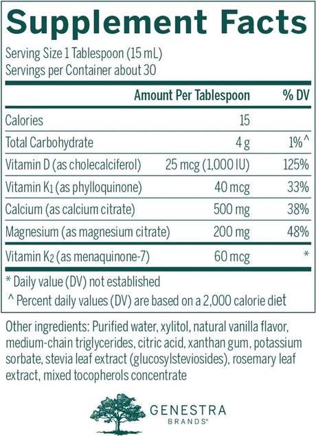 Cal Mag Vanilla Liquid+ 15.2 fl oz (450 mL)Liquid Vanilla