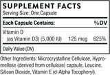 Vitamin D-5000 5000 IU 60 Veggie Caps