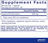 I-Lysine 500 MG 90 Capsules