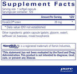 Lutein 20 MG 120 Softgels