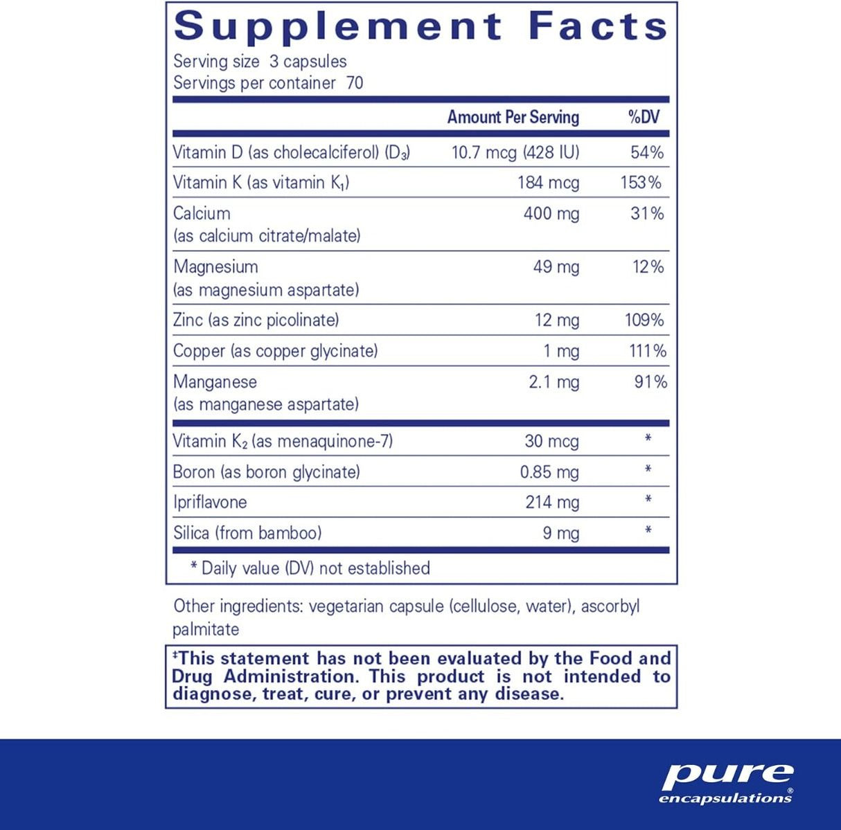 +Cal+ with Ipriflavone 210 Capsules