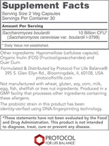 Saccharomyces Boulardii 60 Capsules