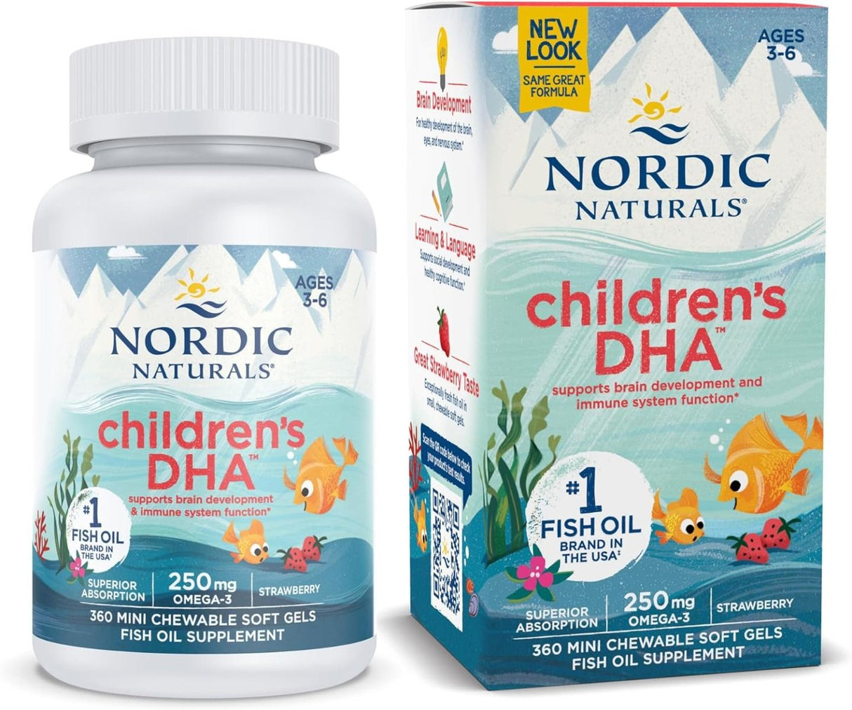 Children's Dha 250 Mg Chewable Softgels Strawberry