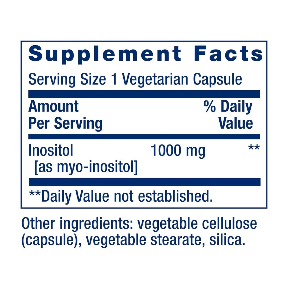 Inositol Caps 1000 MG 360 Veggie Caps