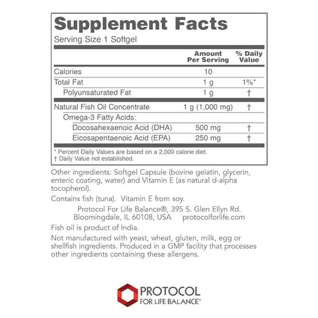 DHA-500 (500 DHA/250 EPA) 120 Softgels