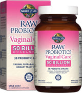 RAW Probiotics Vaginal Care 50 Billion 30 Veggie Caps