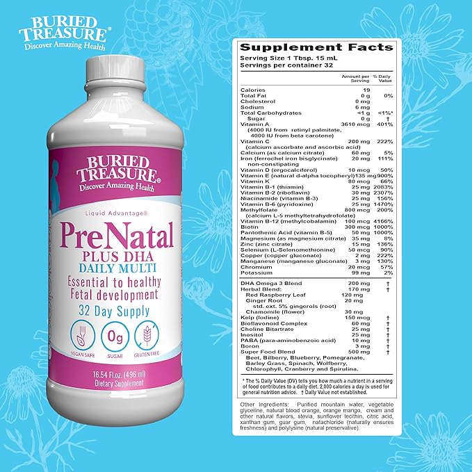 Prenatal Plus DHA Complete 16 OZ Liquid