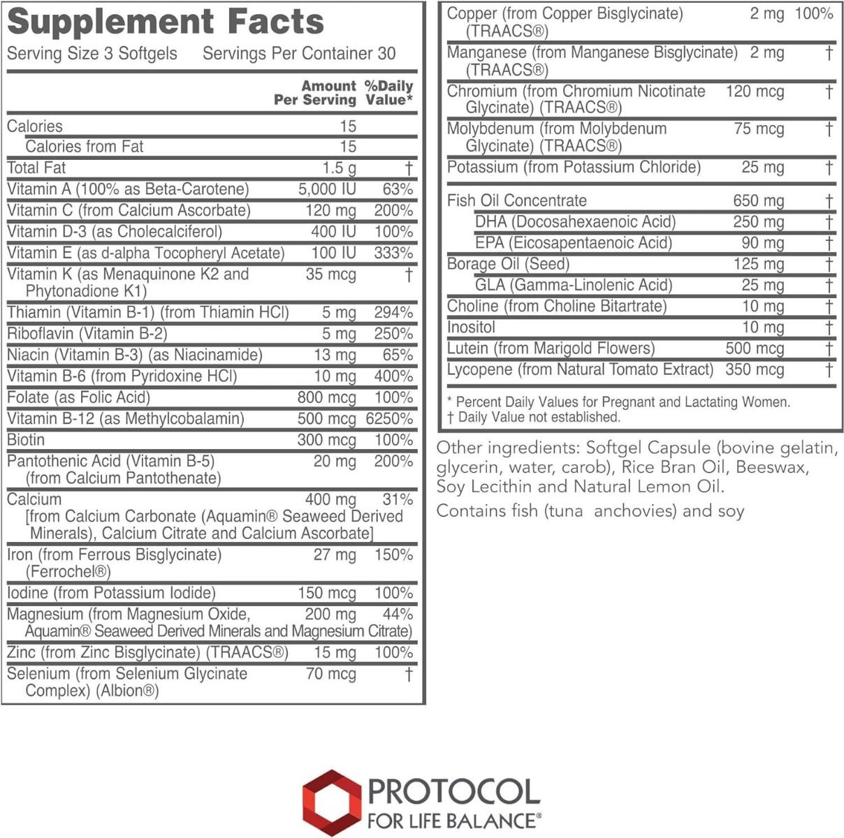 Pre-Natal Multi w/DHA 90Softgels