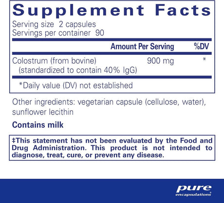 Colostrum 180 Capsules