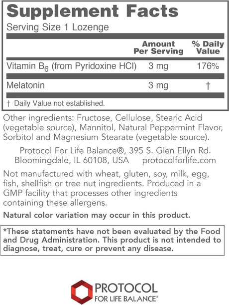 Melatonin 3 MG 120 Lozenges