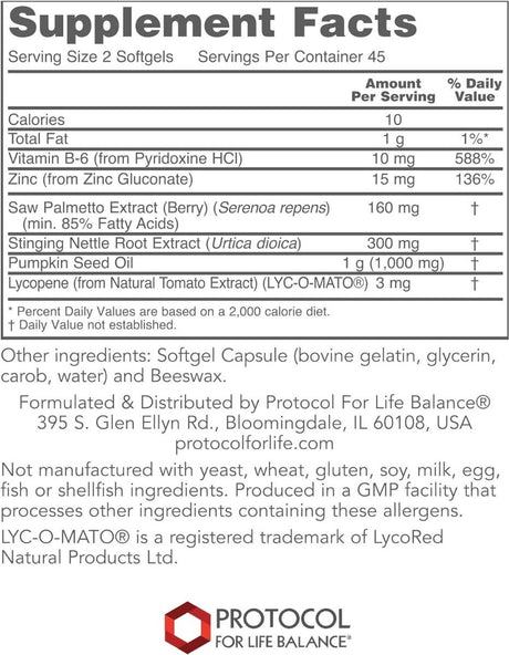 Ortho Prostate 90 Softgels