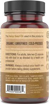 Devan Vegan Hemp Seed Oil - Omega 3 6 9 90Vegan Capsules