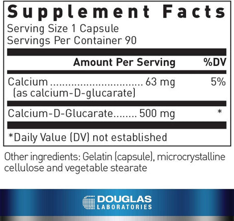 Calcium D-Glucarate 90 Capsules