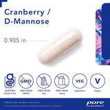 Cranberry/D-Mannose 90Veggie Caps