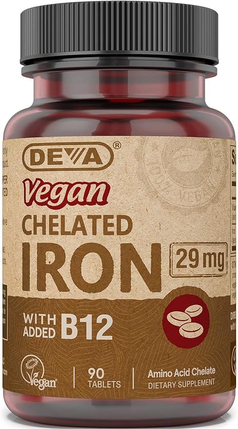 Chelated Iron 29 MG 90 Tablets