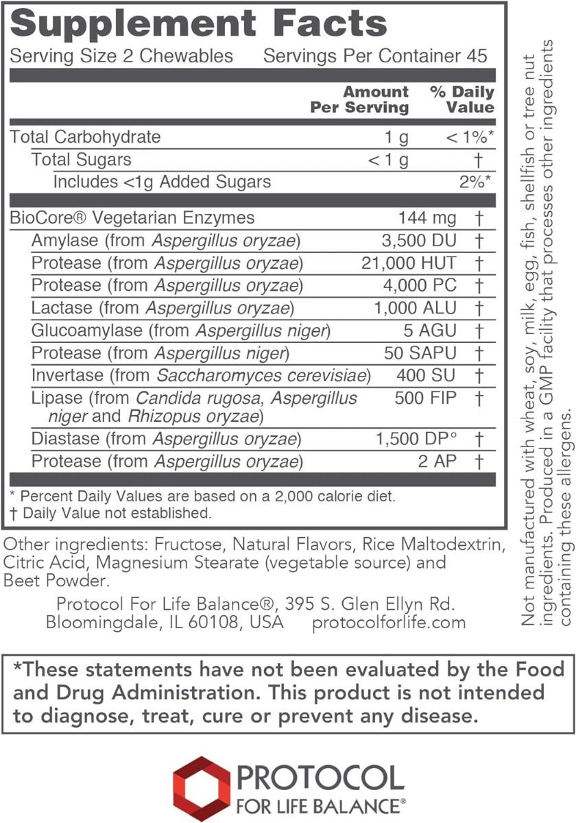 ProtoZymes Chewable 90t