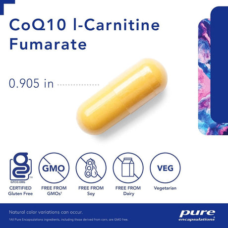 CoQ10 I-Carnitine Fumarate 120 Veggie Caps