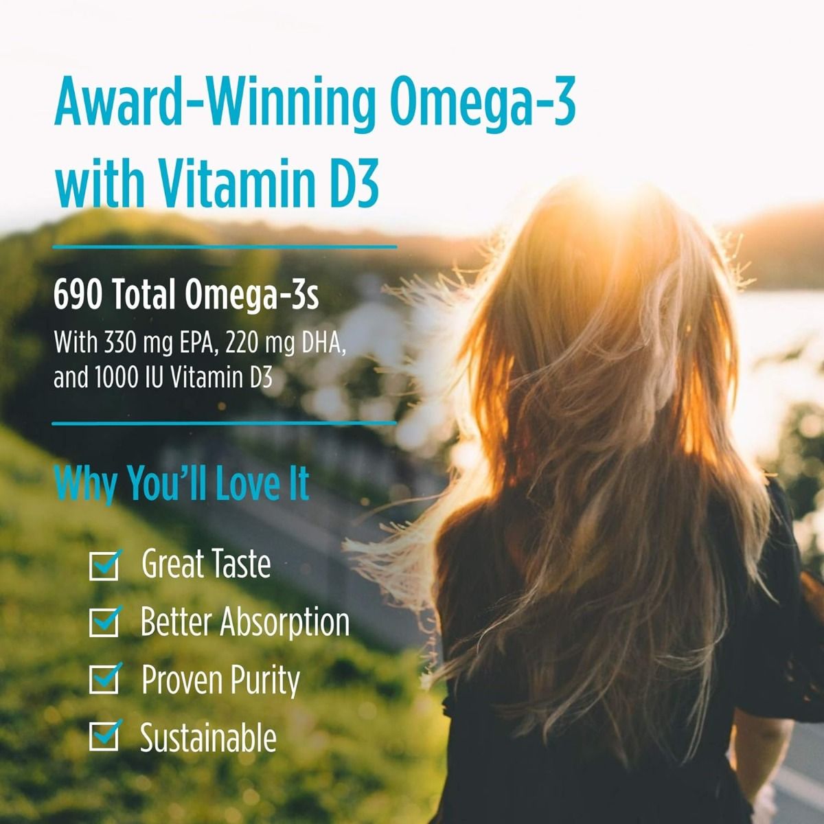 Omega-3 D 120 Softgels Lemon