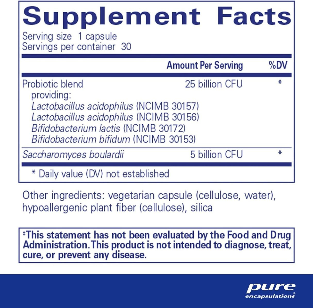 PureBi-Ome Intensive 30 Veggie Caps