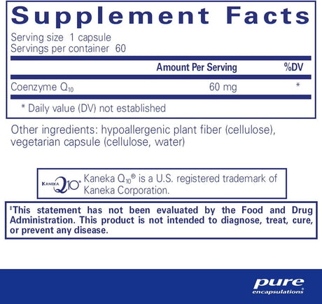 Co Q10 60 Mg 60 Veggie Caps