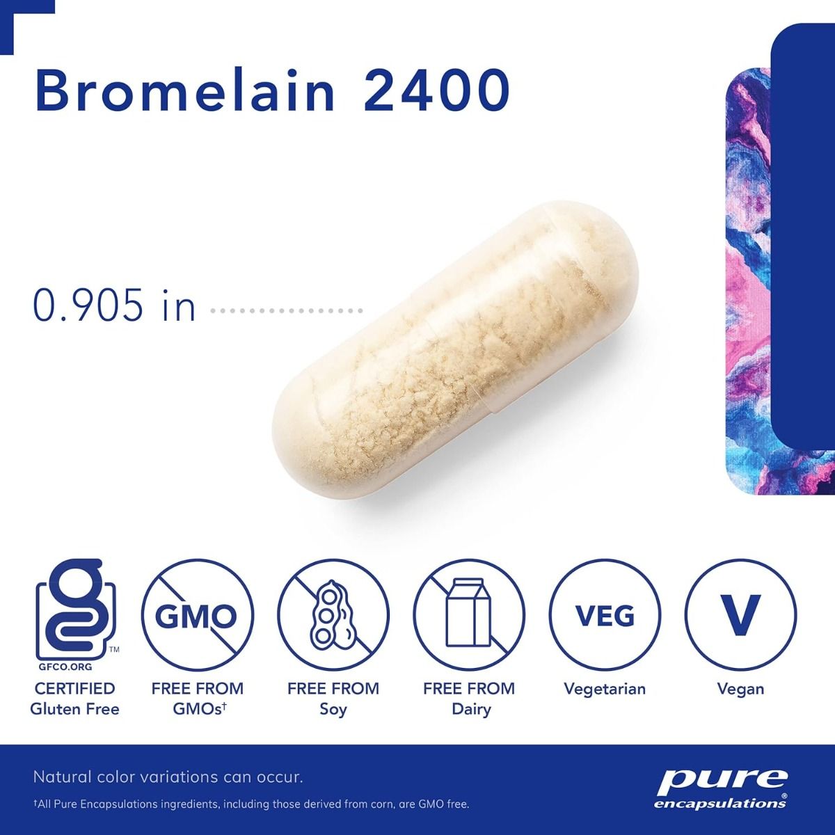 Bromelain 2400 500 MG 60 Capsules