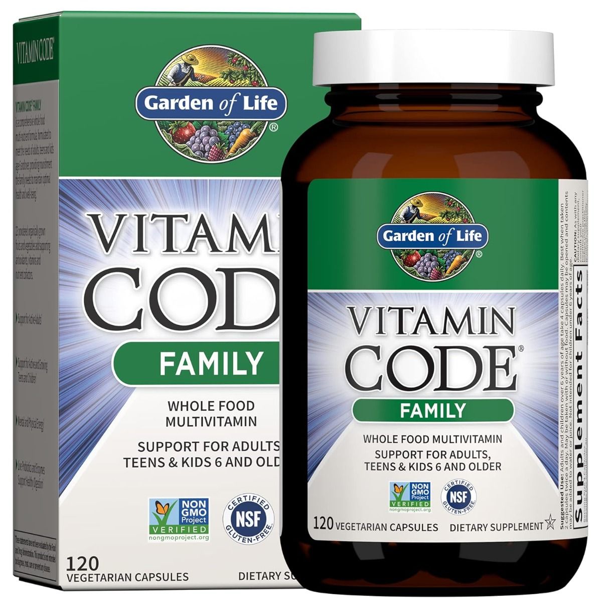 Vitamin Code Family 120 Veggie Caps