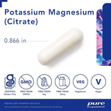 Potassium Magnesium Citrate 180 Veggie Caps