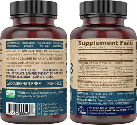 Omega 3 DHA EPA 300 MG 90 Softgels