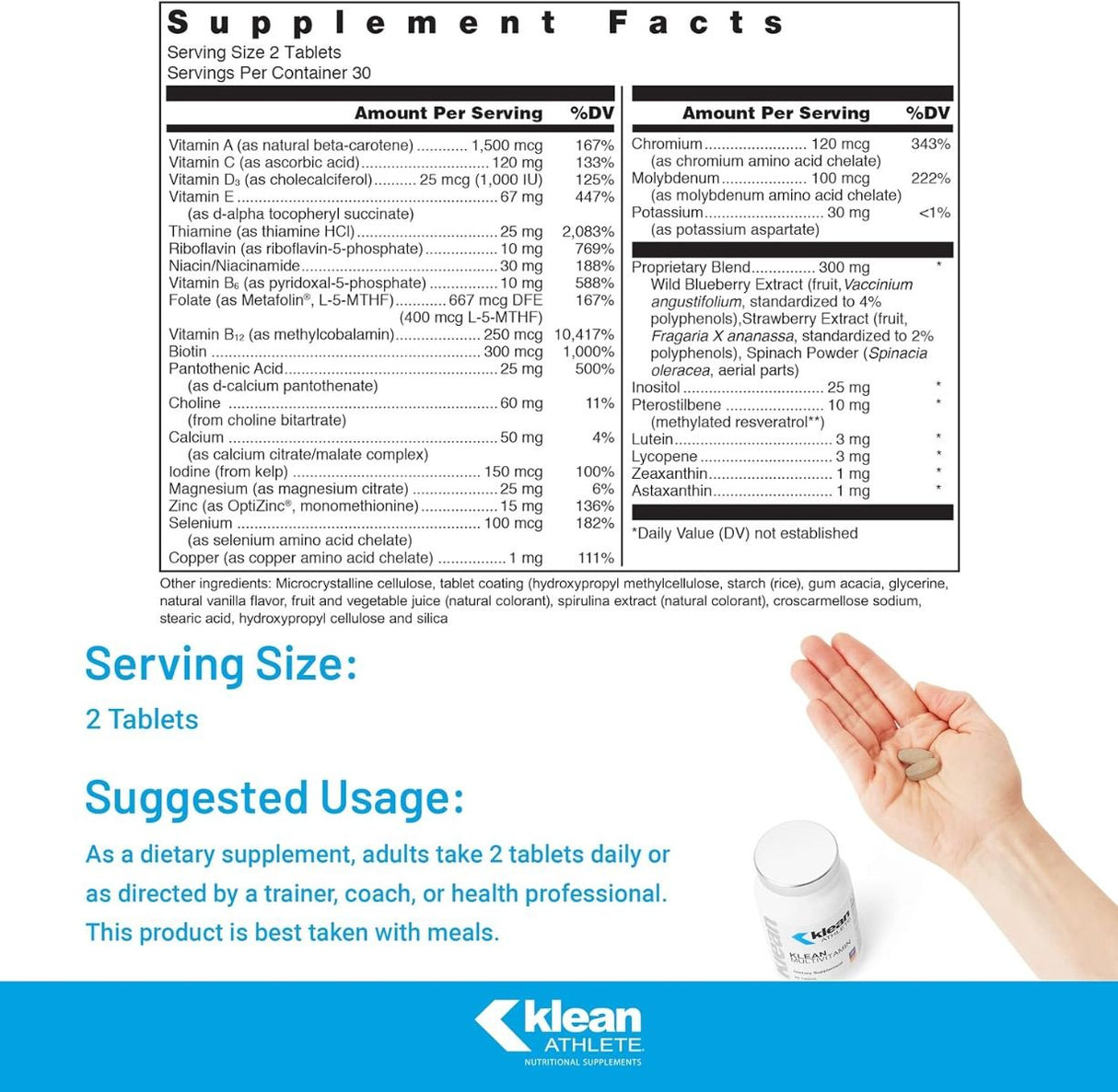 Klean Multivitamin 60Tablets