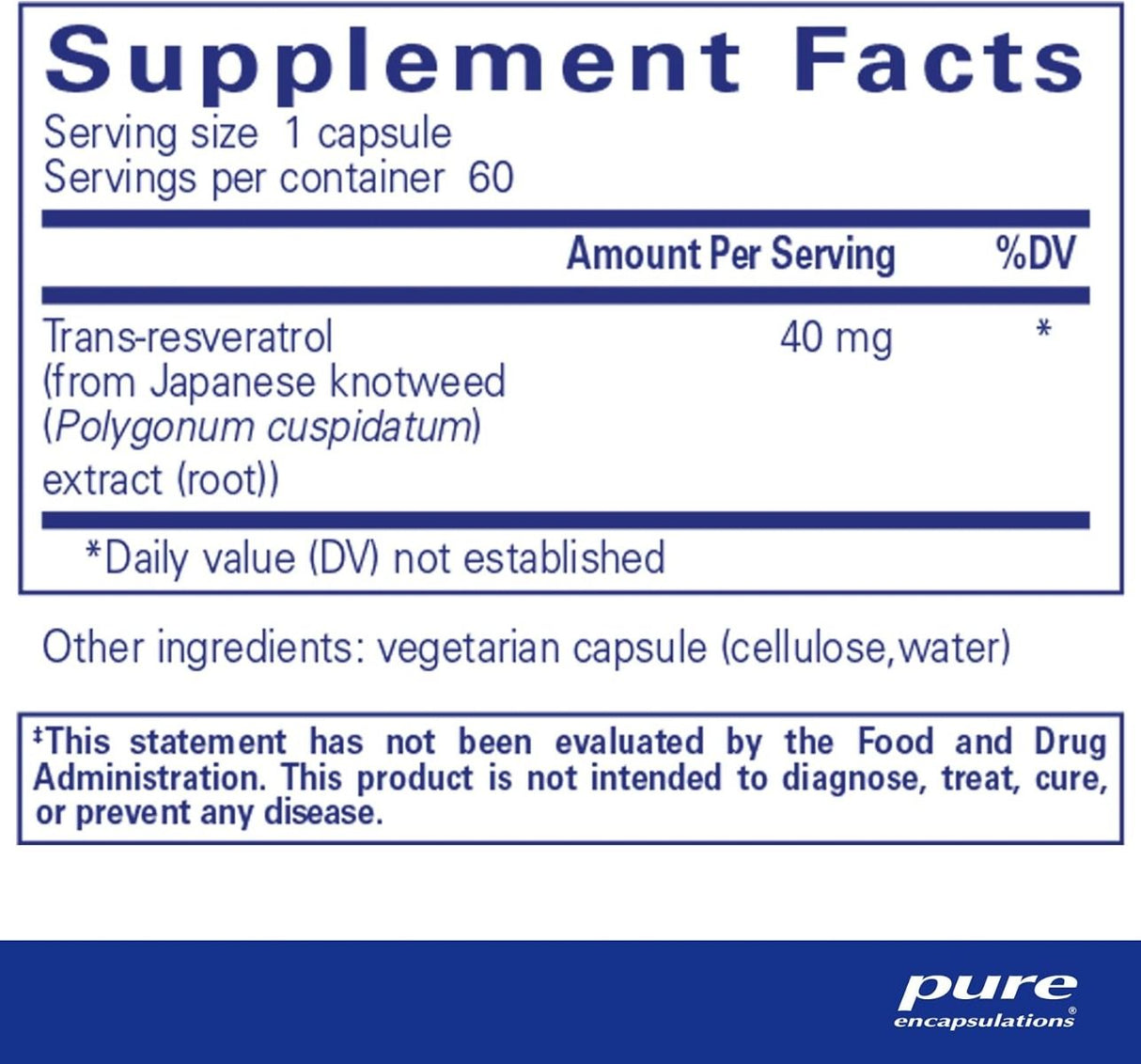 Resveratrol 200 MG 60 Veggie Caps