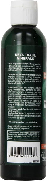 Deva Vegan Ionic Trace Mineral Drops 8 fl. oz.