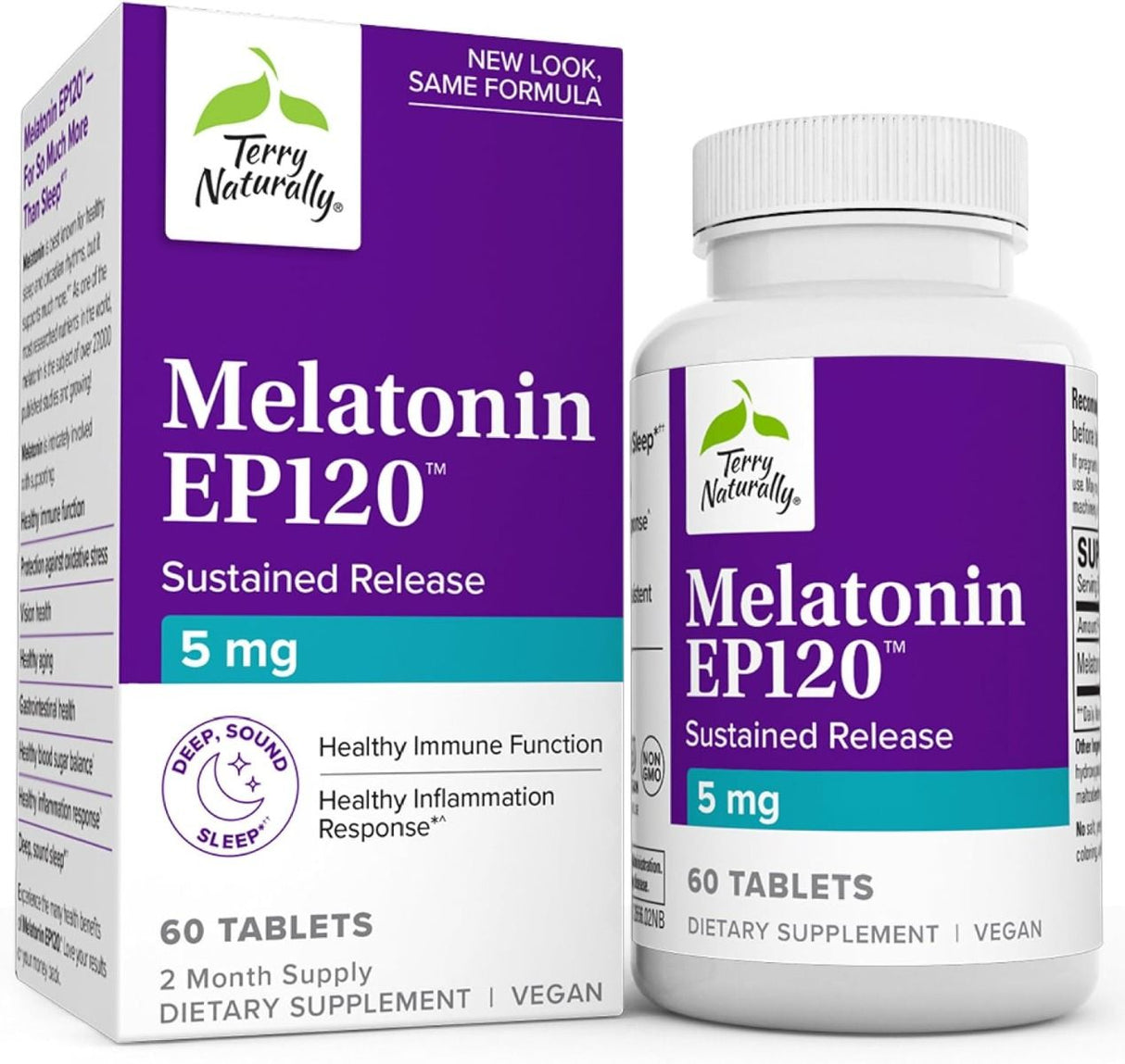 Melatonin EP120™ 5 MG5 MG60Vegan Tablets