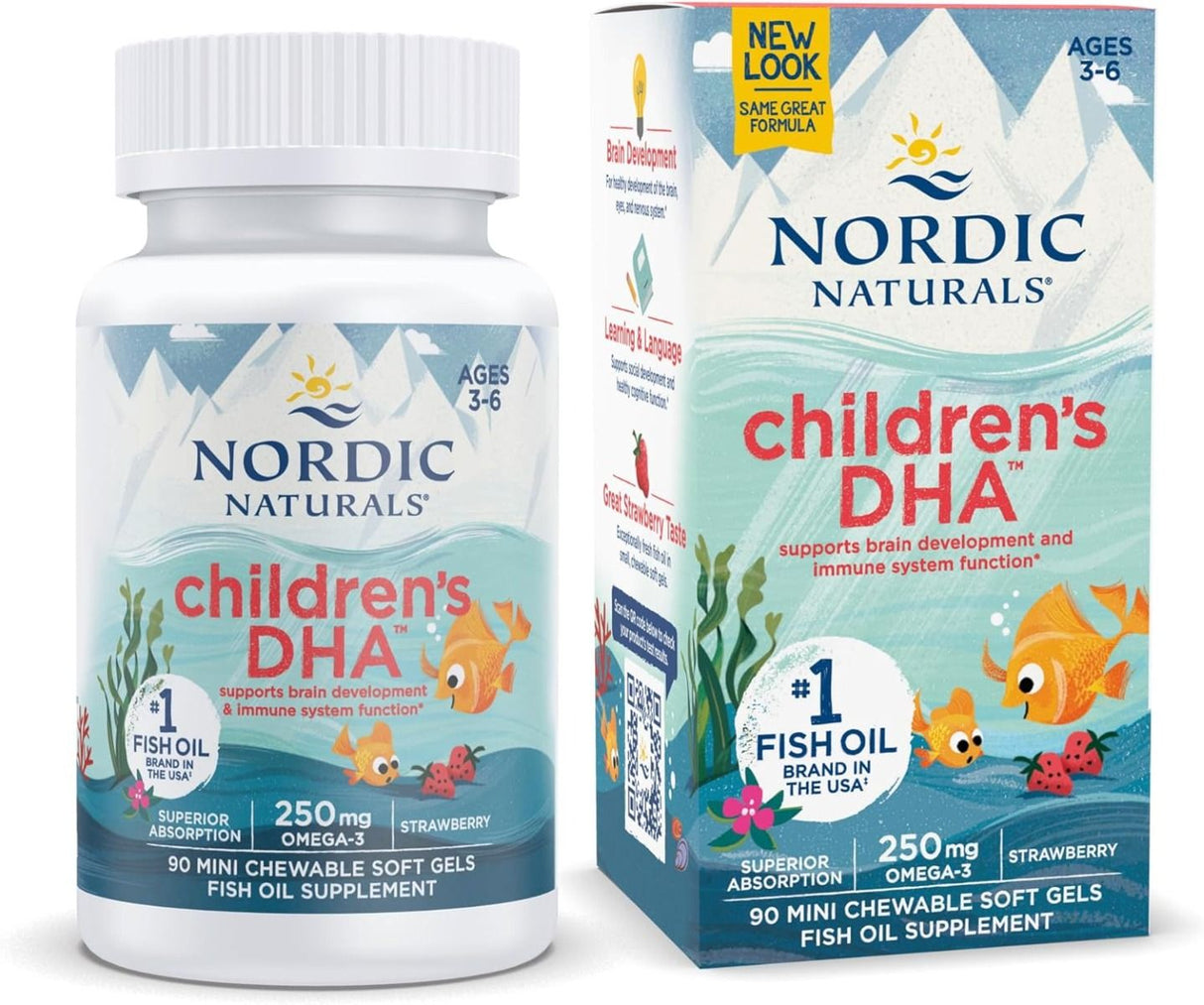 Children's Dha 250 Mg Chewable Softgels Strawberry