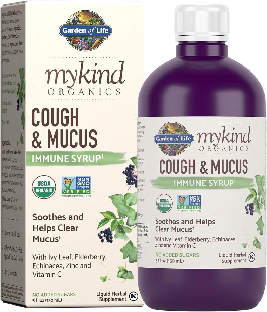 Mykind Organics Cough and Mucus Syrup 5 OZ Liquid